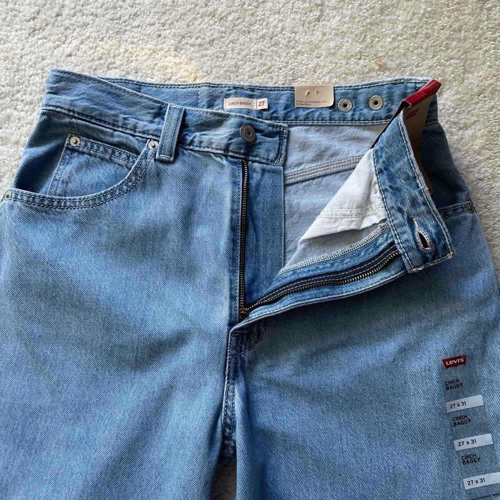 NWT Levi's Cinch Baggy High Rise Women's Jeans Size 27/31 - Picture 4 of 14